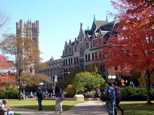 University of Chicago campus — Campus Spring